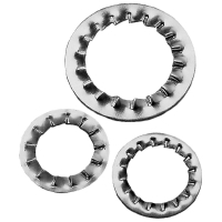 Safety serrated washer