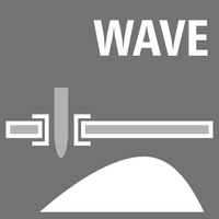 Wave soldering process