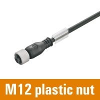 M12 with plastic threaded ring