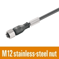 M12 with stainless-steel threaded ring